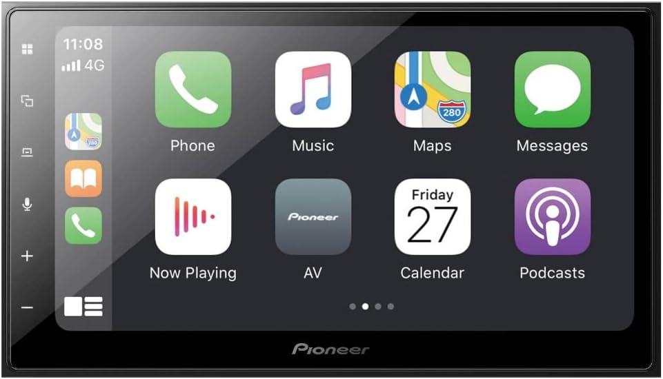 PIONEER DMH-2660NEX 6.8" Digital Multimedia Receiver (Does Not Play CDs) with Bluetooth and Backup Camera