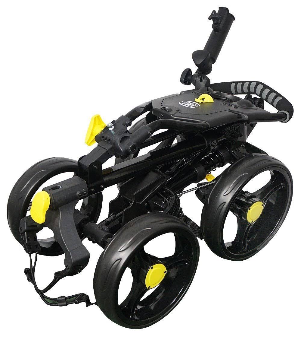 Hot-Z Golf Sport 4 Wheel Push Cart, Black