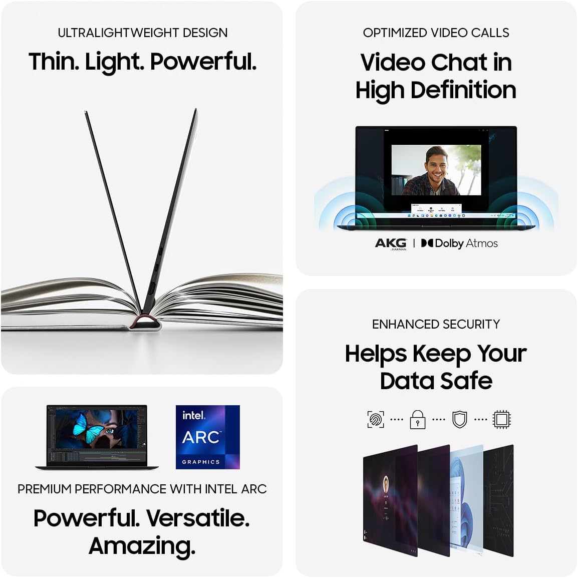 SAMSUNG 15.6” Galaxy Book2 Pro with Intel ARC Laptop Computer, i7 / 32GB / 1TB, 12th Gen Intel Core Processor, Evo Certified, Lightweight, 2022 Model