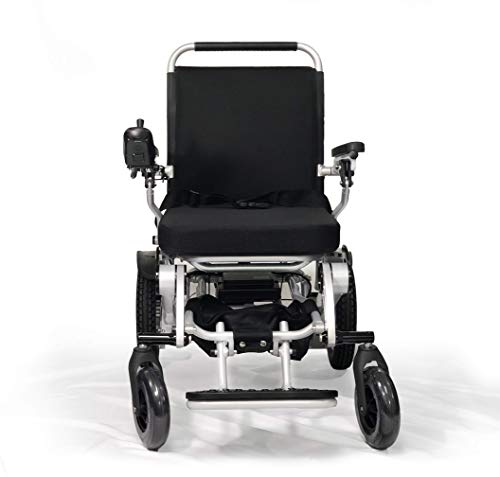 Smart Electric Wheelchair Premium Grade Heavy Duty Lightweight Foldable Power Wheelchair for Adults (Black)