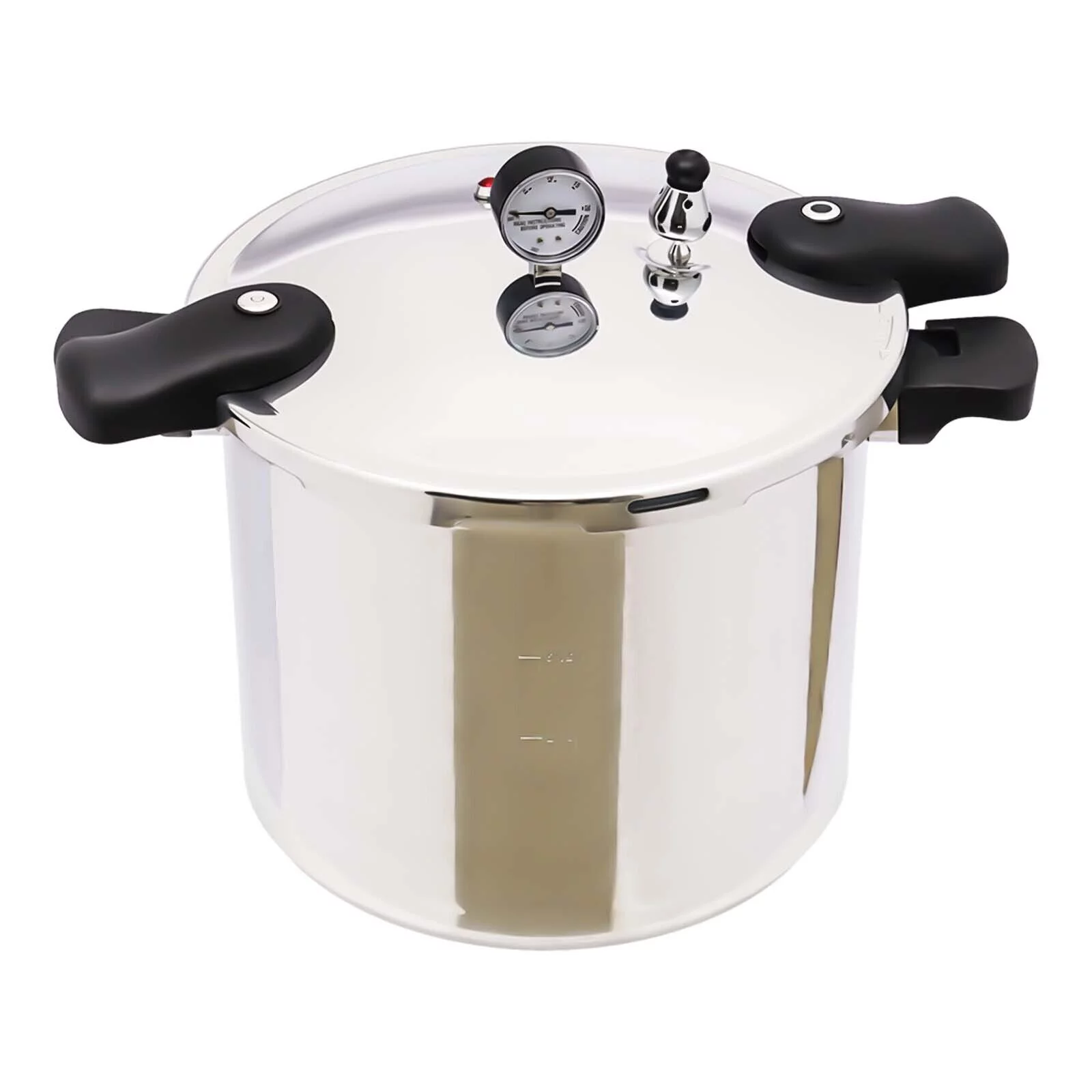 Oukaning 22L Aluminium Pressure Cooking Pot Pressure Cooker / Canner with Steam Guage