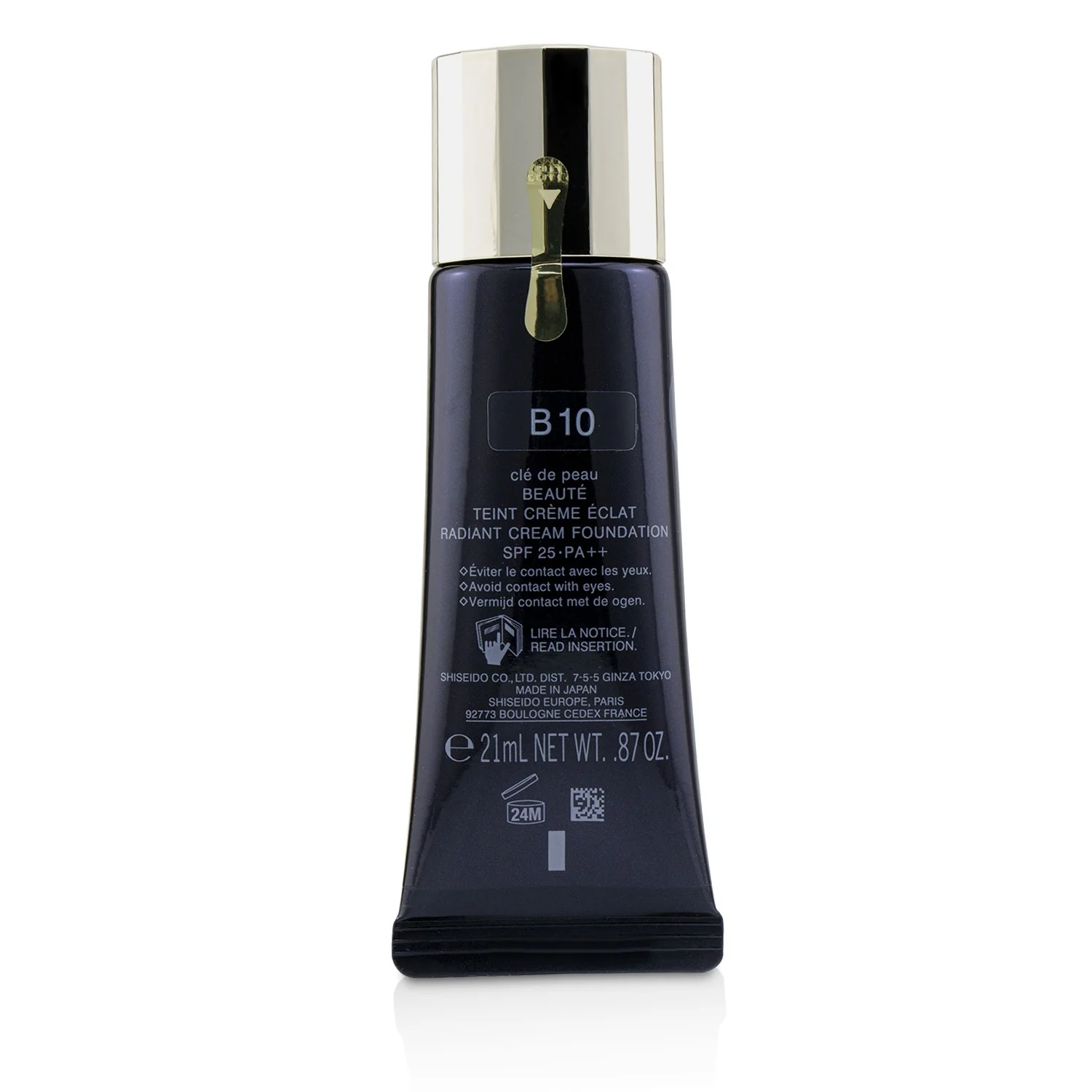 Cle De Peau Radiant Cream Foundation SPF 25 - # B10  21ml/0.87oz