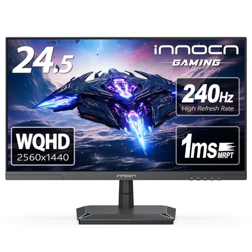 INNOCN 45C1R 45 Inch 5120 x 1440p Ultrawide Curved Gaming Monitor, R1500, HDR400, USB Type-C 90W Power Delivery, PIP/PBP, Built-in Speaker
