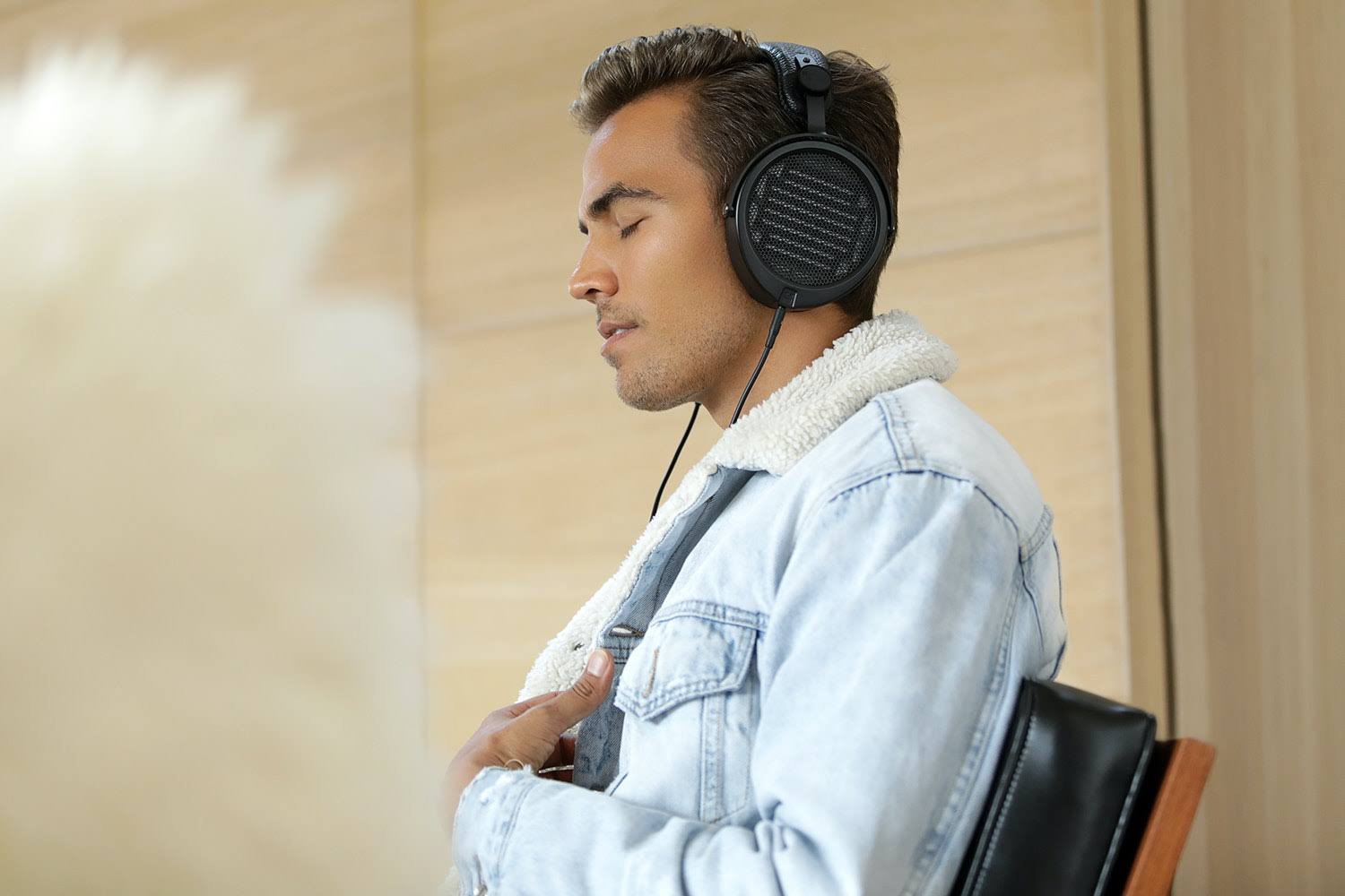Drop + HIFIMAN HE5XX Planar Magnetic Over-Ear Open-Back Headphones, Black