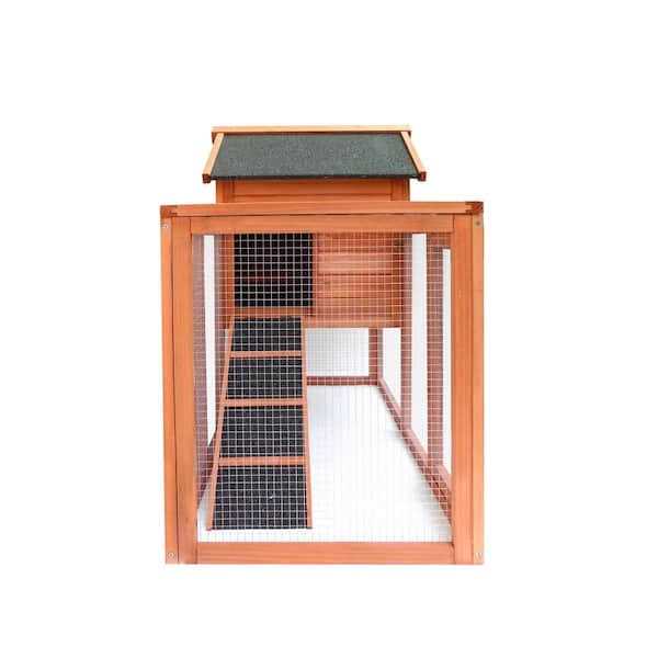 Tunearary Wooden Chicken Coop Cage Rabbit house with Run - Pet Supplies online store