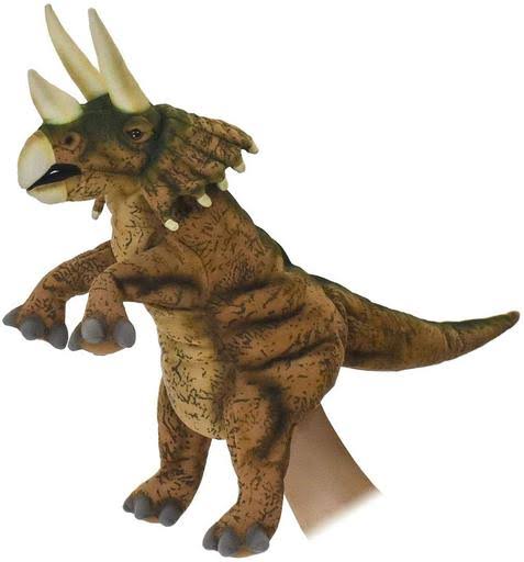 Hansa - Triceratops Puppet, 17 inch