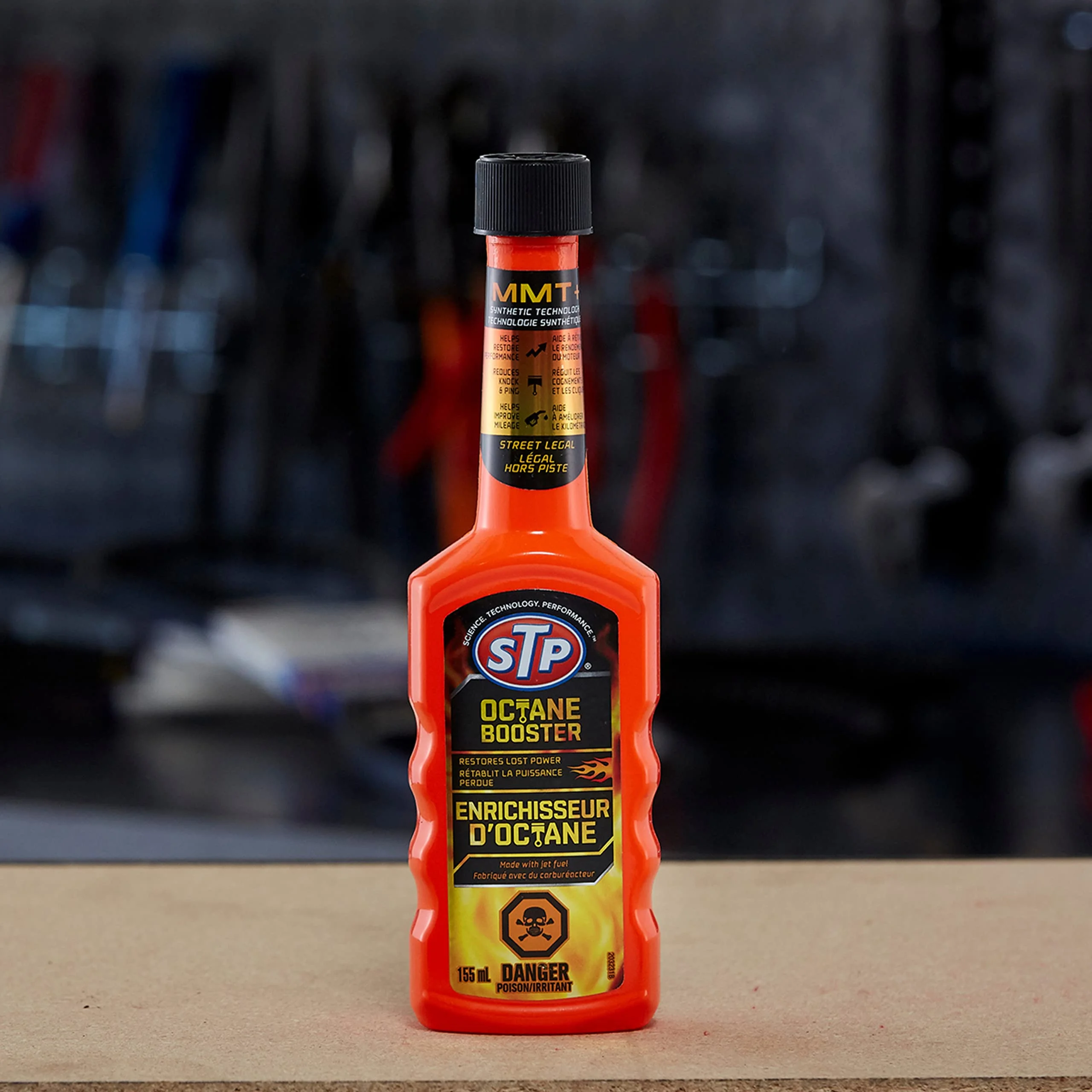 STP Octane Booster, Fuel Intake System Cleaner, Bottles, 5.25 Fl Oz, Pack of 12
