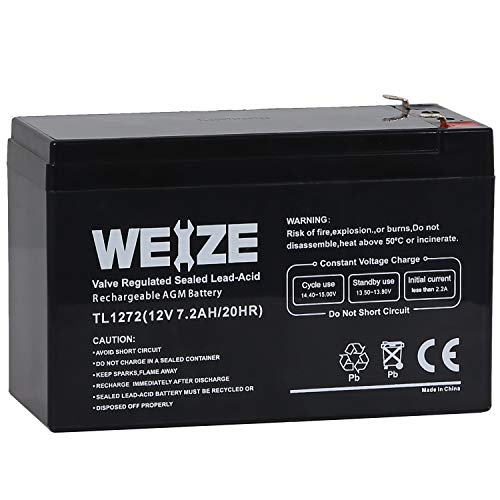 Weize 12V 100Ah TM Bluetooth LiFePO4 Lithium Battery, Built-in 120A BMS