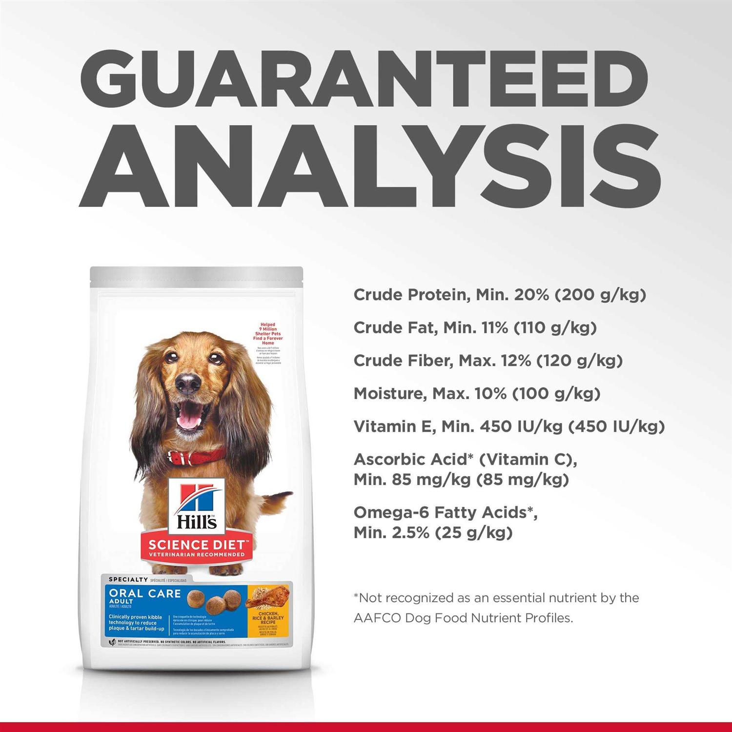 Hill's Science Diet Adult Oral Care Dog Food - Pet Supplies online store