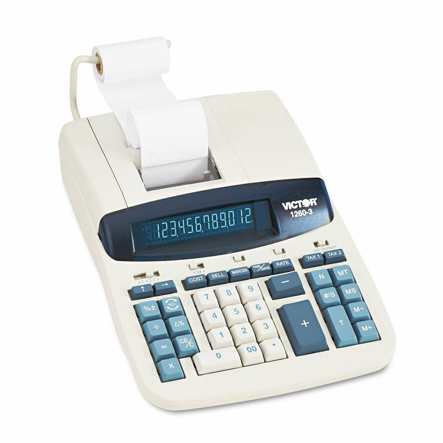 Victor 12603 Two-Color Heavy-Duty Printing Calculator 1260-3