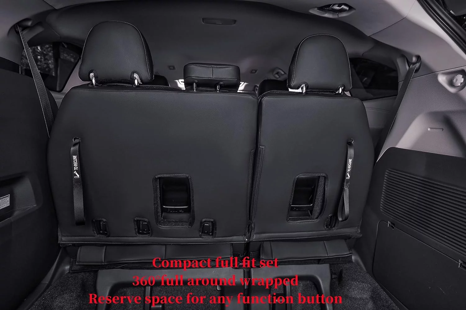 Coverdream Custom Fit Sienna Seat Covers for Toyota Sienna LE & XLE(8 Seats) 2021 2022 2023 - Three Row