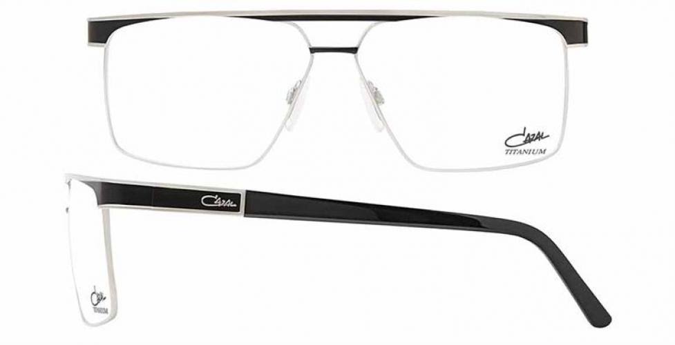 Cazal 7078 Eyeglasses 003 - Black-Silver Men Black-Silver Square