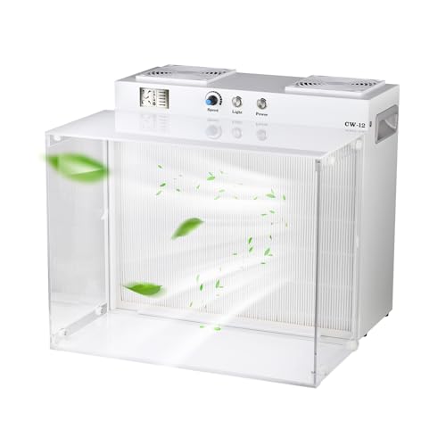HEPA H12 Laminar Flow Hood 17"x13" （ HEPA 12 Filter Included）,FFU