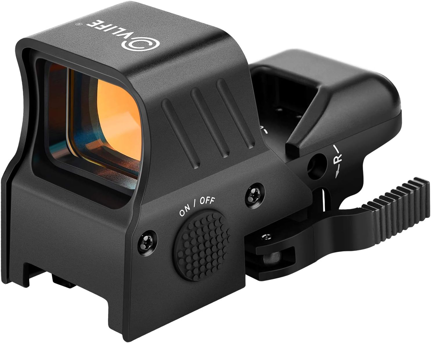 CVLIFE 1x22x33 Red Dot Sight 4 Reticles Reflex Sight with Quick Detach Mount for 20mm Picatinny Rail Pack of 2