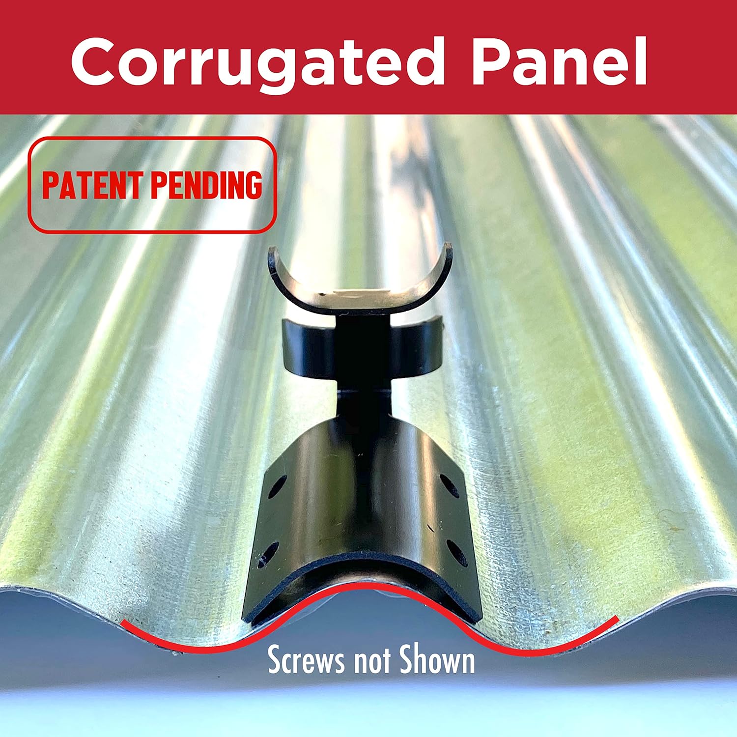 Metal Roof Heat Cable Clip with Butyl Pads - 10 pack