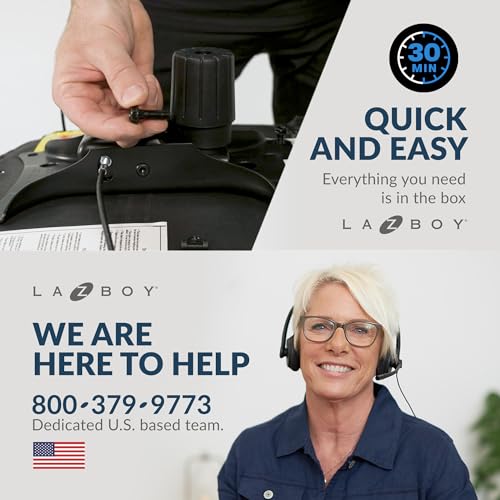 La-Z-Boy Nova Vegan Leather Modern Executive Ergonomic Design Office Chair