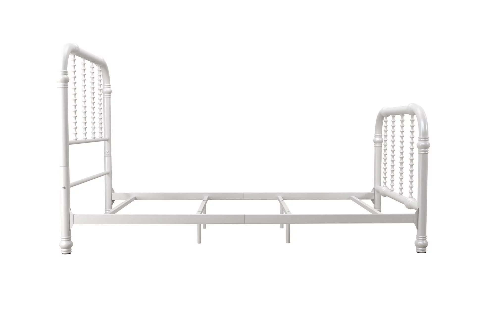 DHP Jenny Lind Metal Bed, Full, White