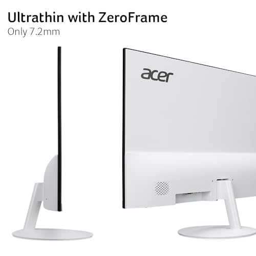 Acer SB273 G0bi 27" IPS Full HD (1920 x 1080) Ultra-Thin Zero-Frame Gaming Office Monitor | Adaptive-Sync Support (FreeSync Compatible) | Up to 120Hz