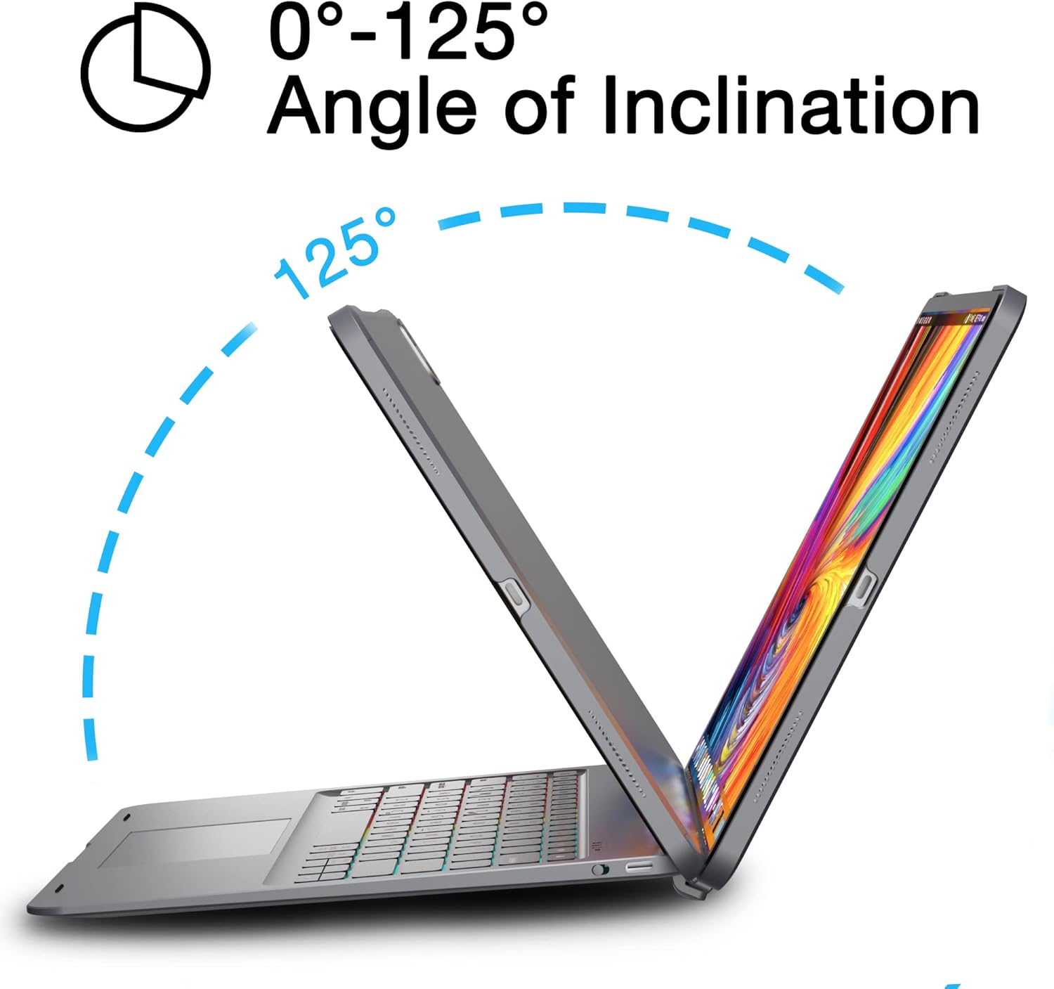 doqo Magnetic Keyboard Case for iPad Air 5th Generation(2022)/iPad Air 4th Generation(2020), iPad Pro 11 2018/2020/2021