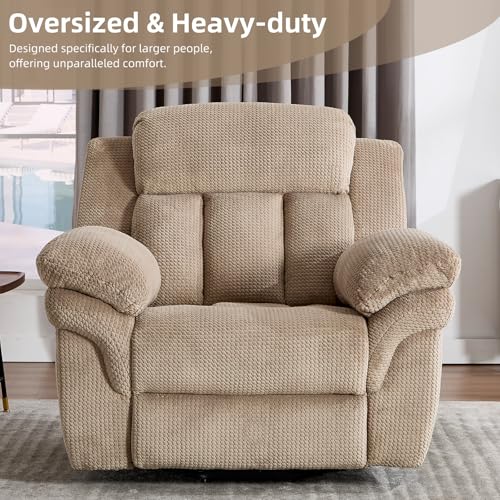 CANMOV 46" Wide Oversize Power Lift Recliner Chair, Extra Large Electric Lift Recliners for Elderly Big
