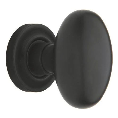 Baldwin Egg Knob, 5048 Rose Half Dummy Polished Brass