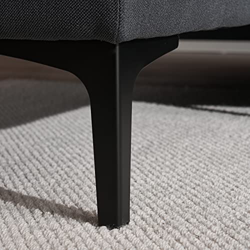 Karl home Convertible Sectional Sofa 110" U-Shape Sofa Couch 4-Seat Couch with Chaise ChenilleFabric Upholstered for Living Room, Apartment, Office