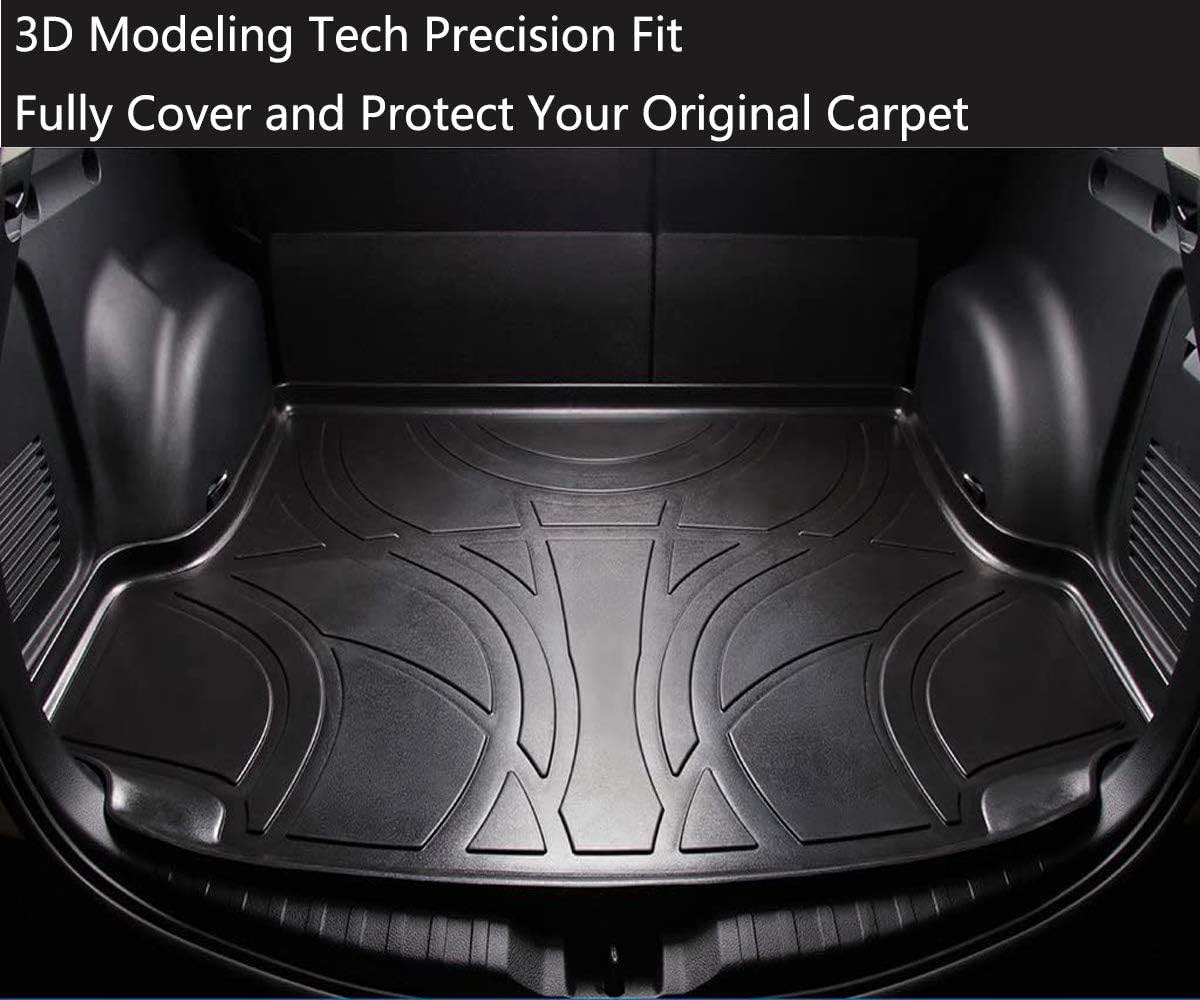 RAV4 Cargo Liner - Compatible with RAV4 2019 2020 2021 2022 Models,All-Weather Rear Trunk Tray Cargo Mats Custom Fit for Toyota RAV-4