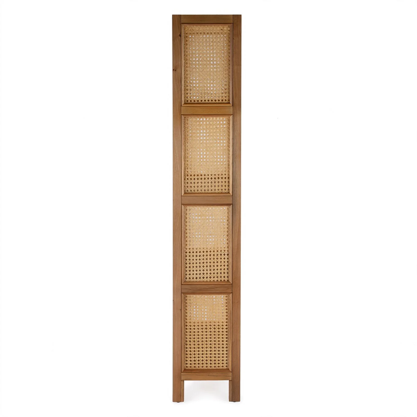 Butler Specialty Company Mesa Cane and Wood 4- Tier Etagere Bookcase - Brown