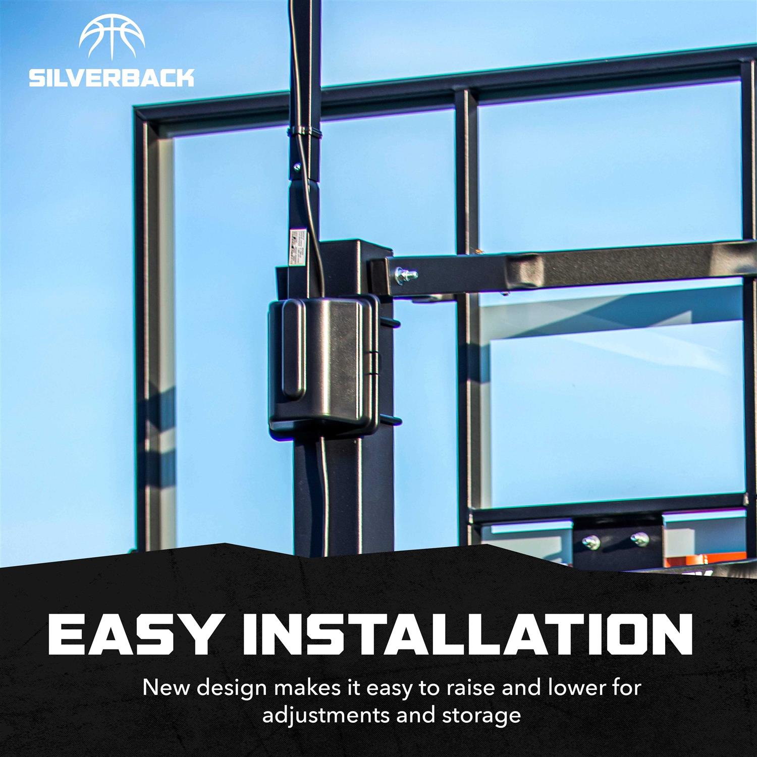 Silverback LED Basketball Hoop Light Black - Sports Supplies Online Store