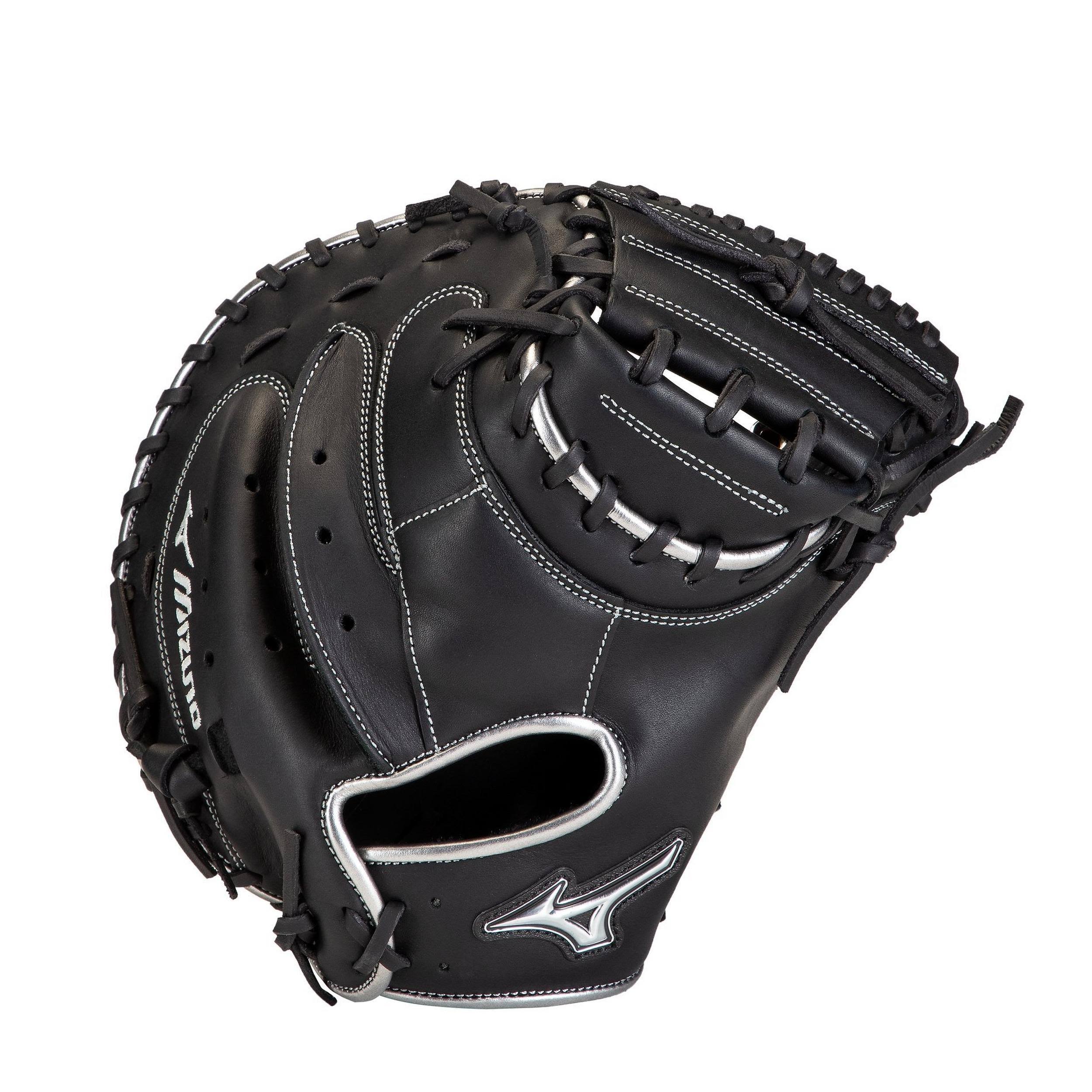 Mizuno MVP Prime SE 34.00x22 Catcher&s Mitt - Black Silver