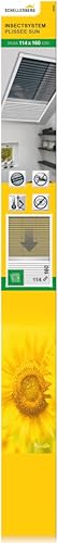 Schellenberg 70990 Insektenschutz-Plissee & Verdunkelung f&uuml;r Dachfenster 114 x 160 cm in Wei&szlig;