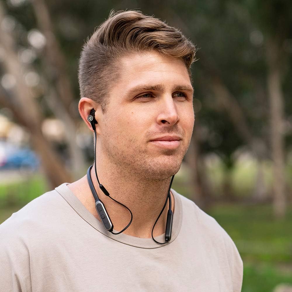 JLab Epic ANC Earbuds | Active Noise Canceling | Be Aware Audio | Bluetooth 5 | 25+ Hour Battery Life | IP54 Sweat Resistant | Universal Music