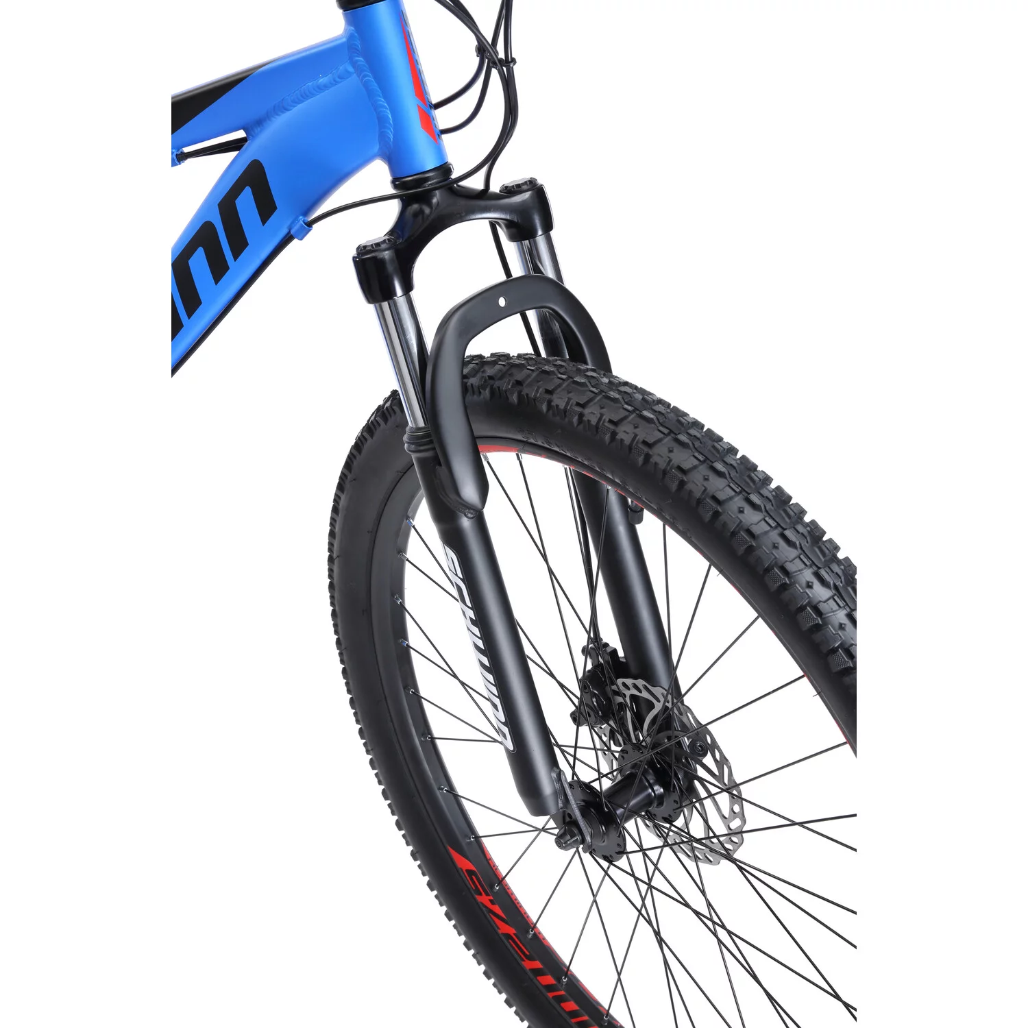 Schwinn Protocol 2.7 Full Suspension Mountain Bike, 27.5- Inch Wheels, 21 Speeds, Matte Blue