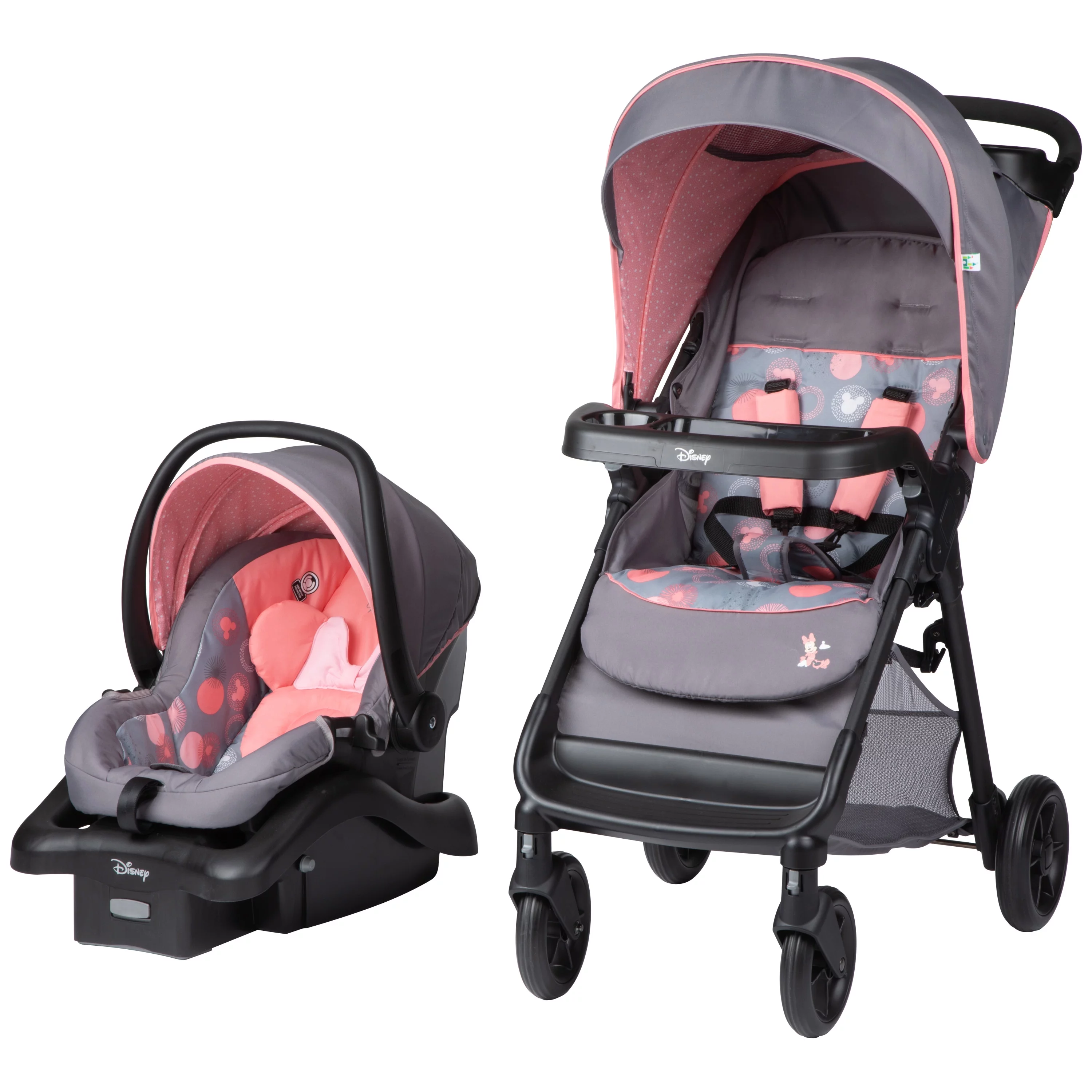 Disney Baby Minnie Mouse Smooth Ride Travel System, Minnie Zen