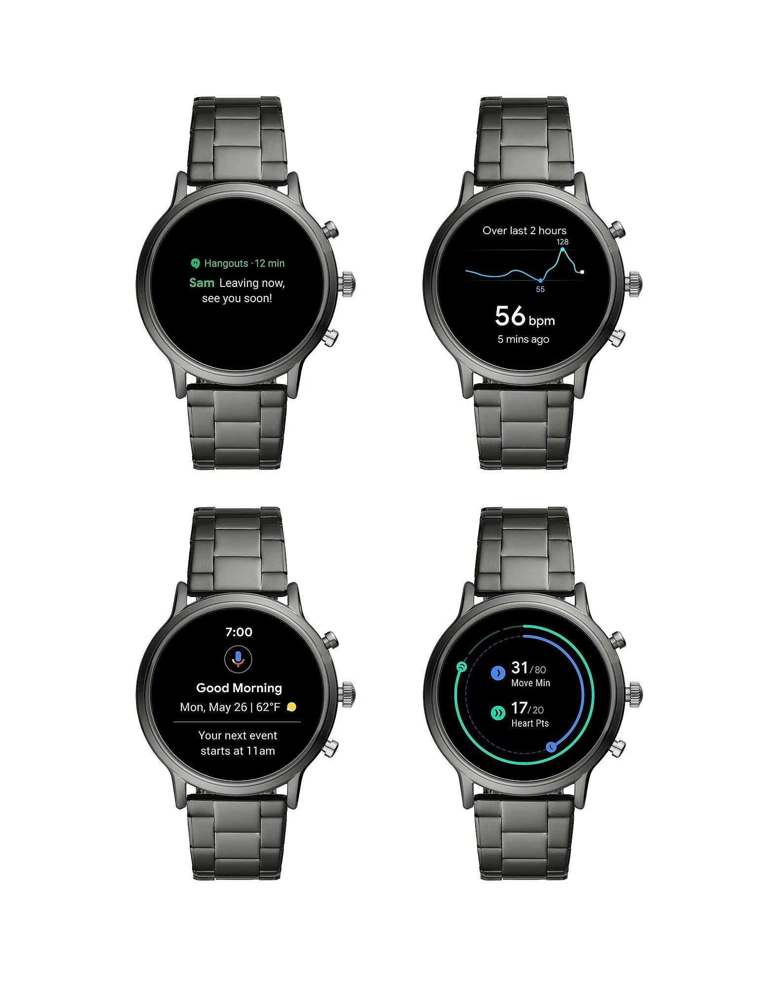 Fossil The Carlyle HR FTW4024 Mens Smartwatch