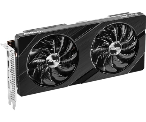 ASRock Intel ARC A380 Challenger ITX 6GB OC GDDR6 96-bit DisplayPort HDMI 0dB Silent Cooling 2250 MHz 7680 x 4320 PCI Express4.0 Graphics Card 500W