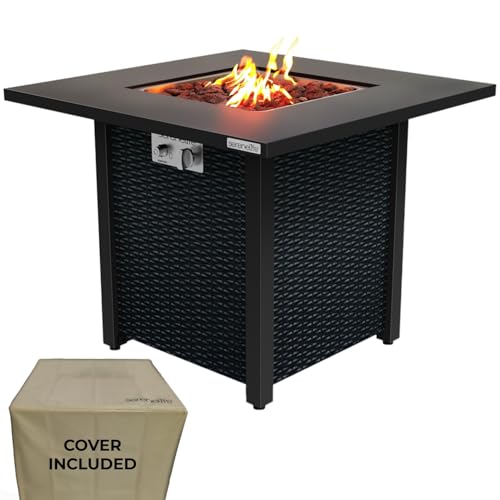 Outdoor Propane Fire Pit Table - CSA/ETL Certified Safe 50