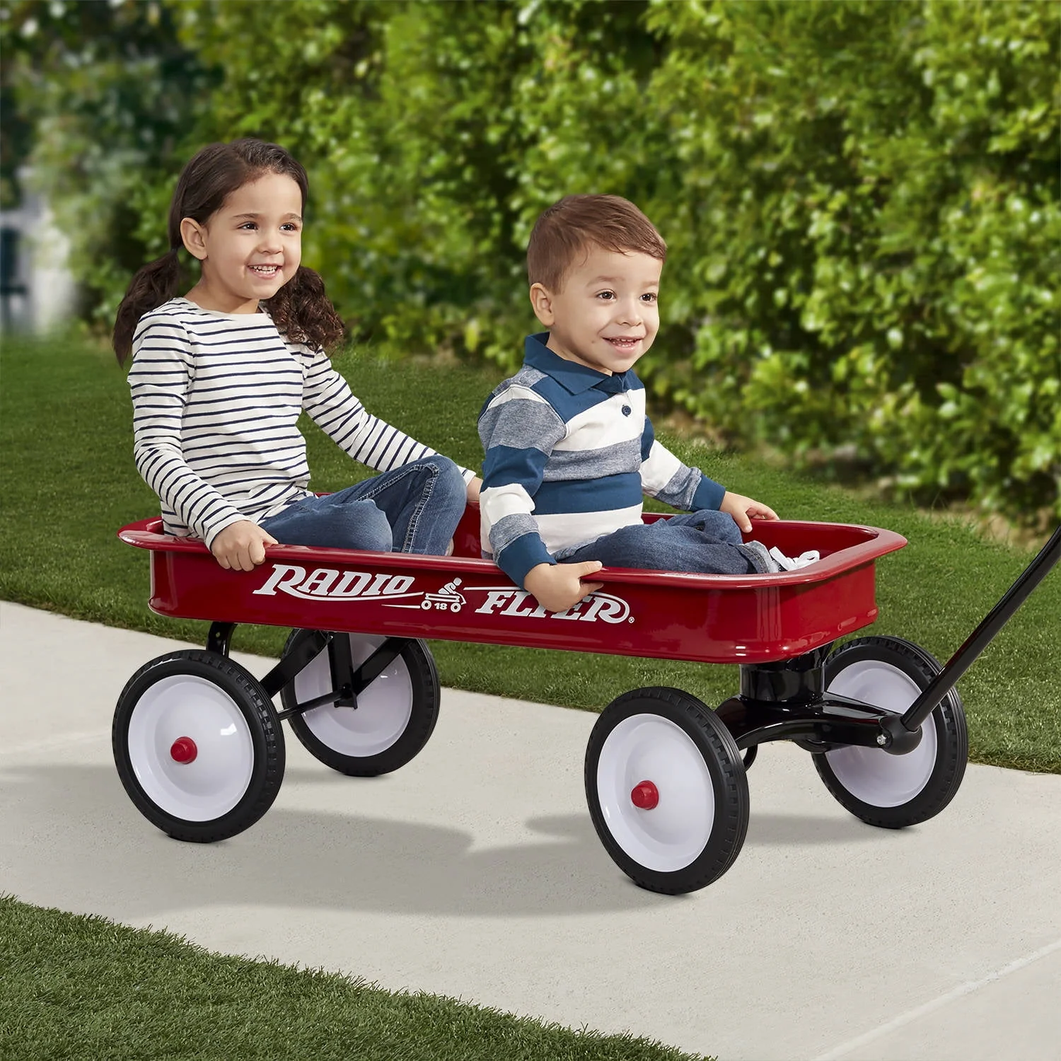Radio Flyer, Classic Red Wagon, 10 inch Steel Wheels