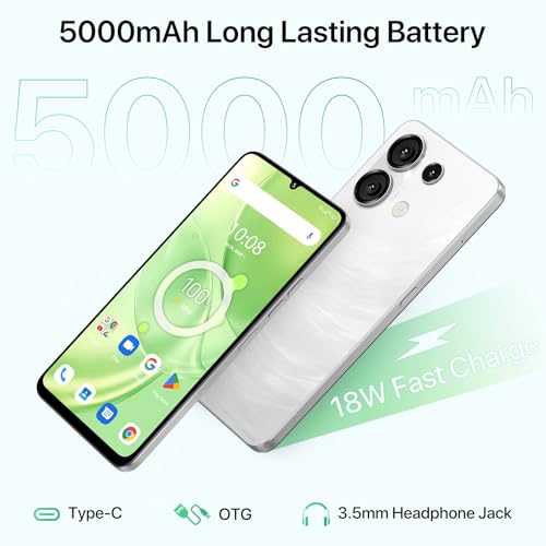 UMIDIGI G9 5G Cell Phone, Android 14 Unlocked Phones, 12(6+6) GB +128GB/1TB TF Expand, 5G Dual SIM, 50MP Camera, 6.75" HD+ 90Hz Display