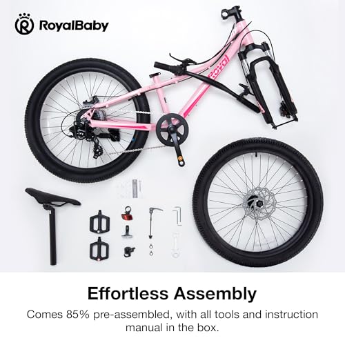Royalbaby Kids Mountain Bike Aluminium 20/24 Inch MTB Sports Bicycle