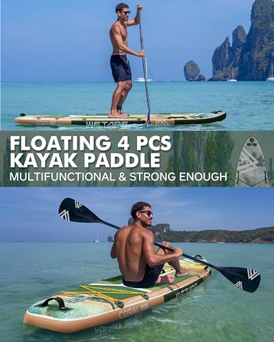 11'6"x35" Inflatable Paddle Board, 450lbs Extra Wide Stand Up Sup Board for Adults