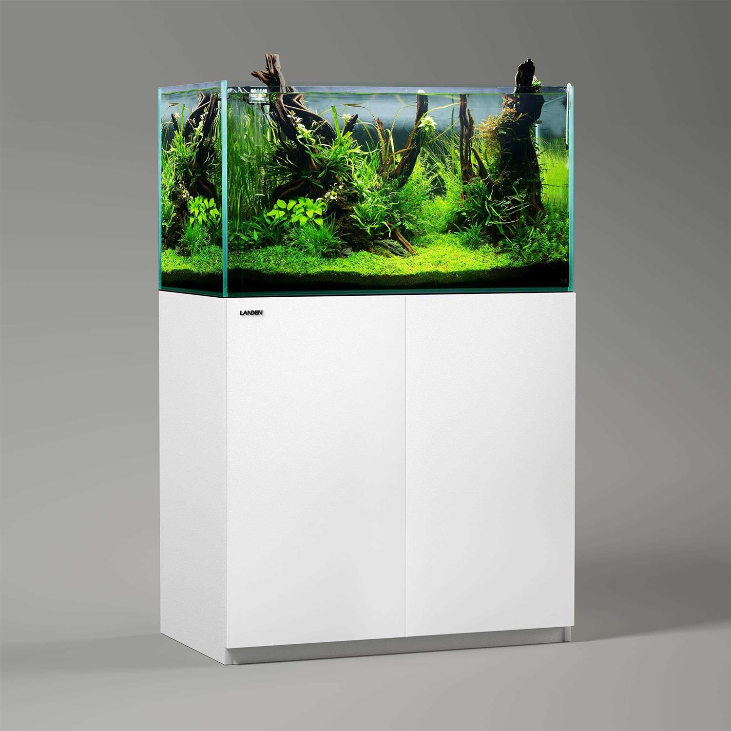 LANDEN Aquarium Stand and cabinet, for up Tank,Fish Tank, Nano Foam Leveling Mat Included, contemporary and Simple Design - Pet Supplies online store