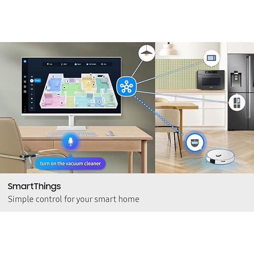 Samsung 43&rdquo; Smart Monitor M7 (M70F) 4K UHD Display, Samsung Vision AI, Smart TV Apps, Gaming Hub, USB-C, HDMI and USB-A, Black, LS43FM702UNXZA