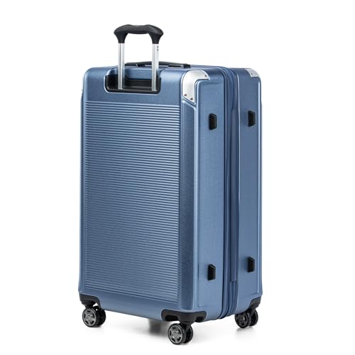 Travelpro Platinum Elite Hardside Expandable Carry on Luggage, 8 Wheel Spinner, TSA Lock, Hard Shell Polycarbonate Suitcase, Metallic Sand
