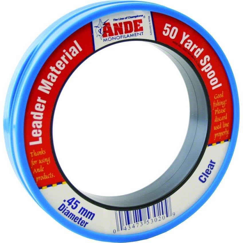 Ande Fluorocarbon Leader - 50yd 120lb Clear - FCW50-120