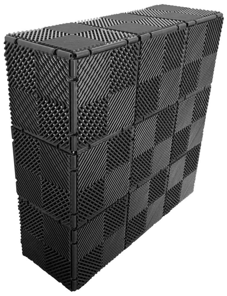 Ready Covers Radiator Cover HEATING Cabinet (Charcoal - 48 Tiles, 250 Pegs)