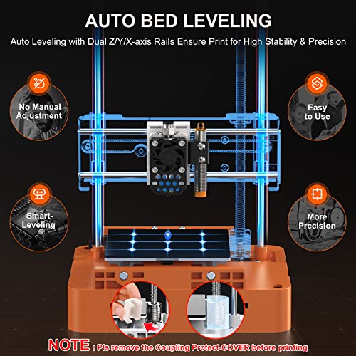 TINA2Plus 3D Printer, HEPHI3D 250mm/s High Speed FDM 3D Printers Fully Open Source, Auto Leveling Mini 3D Printer with WiFi Cloud Print