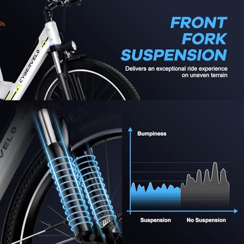 1000 Peak Electric Bike for Adults,up 80 Miles Removable Battery Ebike, 26" Electric E Bike with 7-Speed