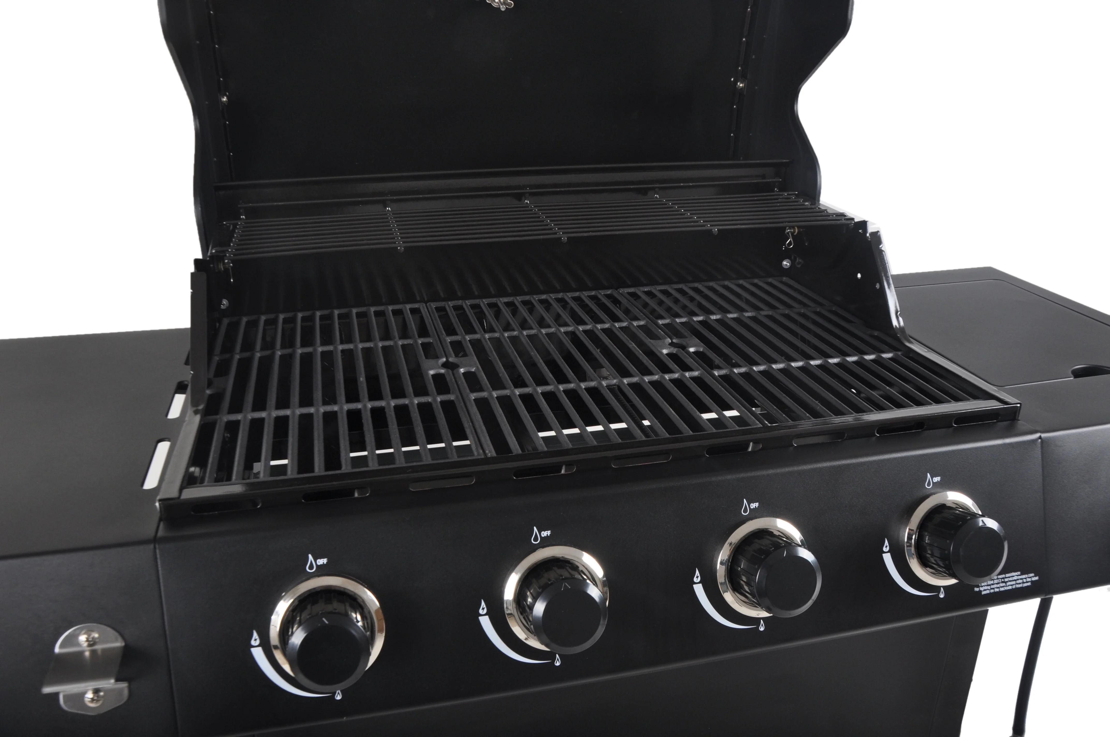RevoAce 4-Burner Propane Gas Grill with Side Burner, Red Sedona, GBC1748WRS
