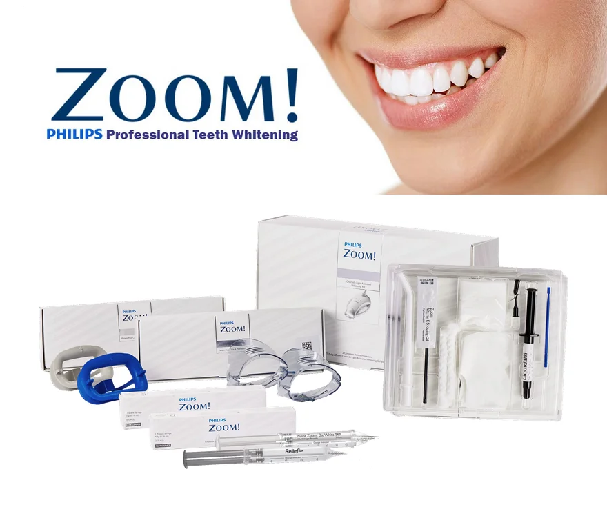 Professional Office Philips Zoom Whitening Kit Chairside Light-Activated, 2 Person Complete Procedures Teeth Whiteninhg Zoom Kit - Radiant Selections
